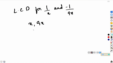 what-is-the-l-c-d-for-the-expressions-frac1x-and-frac19-x-a-9-b-x-c-9-x-d-9-x2