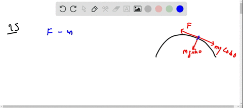 a-small-particle-of-mass-m-is-pulled-to-the-top-of-a-frictionless-half-cylinder-of-radius-r-by-a-cor