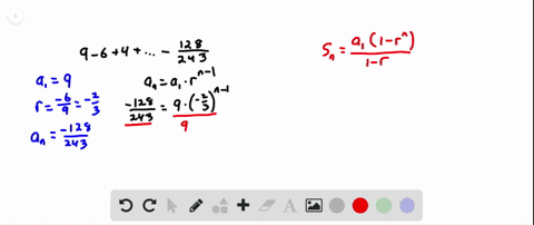 find-the-sum-of-each-geometric-series-see-examples-5-and-6-9-64-cdots-frac128243