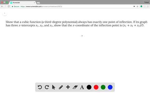show-that-a-cubic-function-a-third-degree-polynomial-always-has-exactly-one-point-of-inflection-if-i