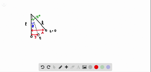 ii-a-simple-pendulum-is-030-mathrmm-long-at-t0-it-is-released-from-rest-starting-at-an-angle-of-13ci