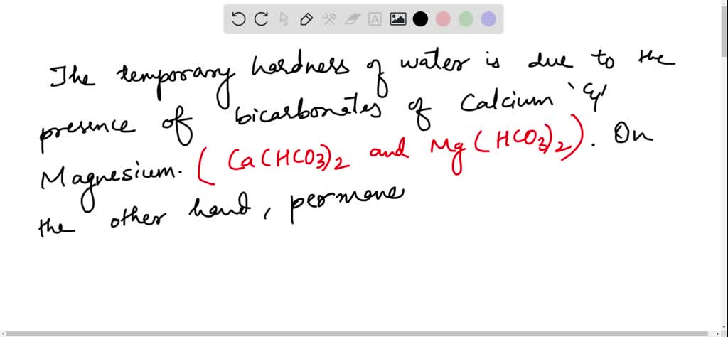 SOLVED:What is meant by water hardness? Explain the difference between ...