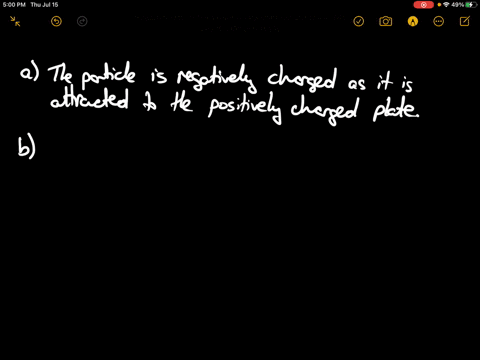 a-charged-particle-moves-between-two-electrically-charged-plates-as-shown-here-a-what-is-the-sign--2