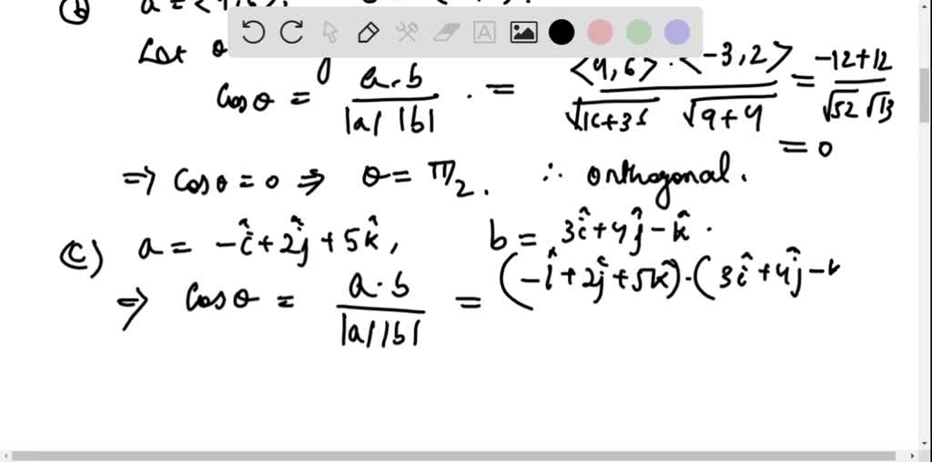 2324 Determine whether the given vectors are ort…