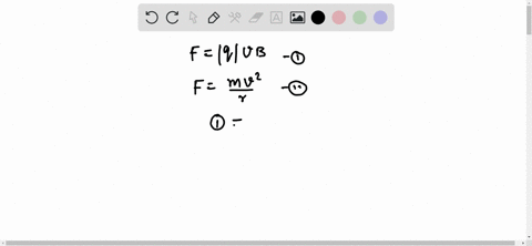a-proton-moves-in-a-circle-with-a-speed-of-280-mathrmm-mathrms-through-a-uniform-magnetic-field-of-2