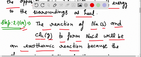 identify-whether-the-following-processes-are-exothermic-or-endothermic-a-the-reaction-of-mathrmnam-2