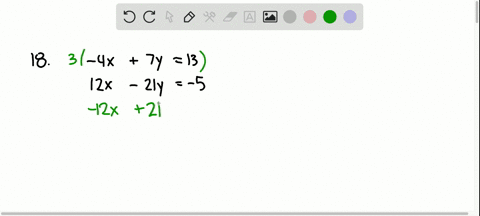 solve-each-system-using-the-elimination-method-beginarrayc-4-x7-y13-12-x-21-y-5-endarray