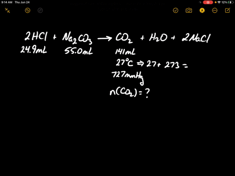 a-249-mathrmml-volume-of-hydrochloric-acid-reacts-completely-with-550-mathrmml-of-aqueous-mathrmna_2