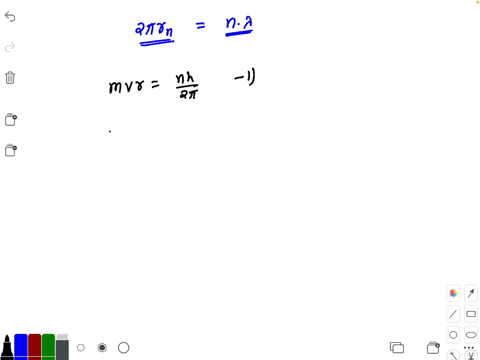 show-that-the-circumference-of-the-bohr-orbit-for-the-hydrogen-atom-is-an-integral-multiple-of-the-d