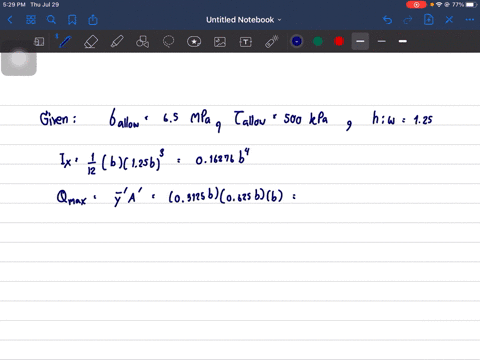the-simply-supported-beam-is-made-of-timber-that-has-an-allowable-bending-stress-of-sigma_text-allow