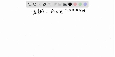 decay-of-radium-find-the-half-life-of-radium-226-which-decays-according-to-the-function-ata_0-e-0000