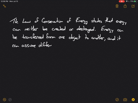 state the law of conservation of energy and explain its significance