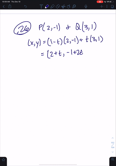 find-parametric-equations-for-the-line-segment-joining-p2-1-and-q31-and-use-the-result-in-exercise-2
