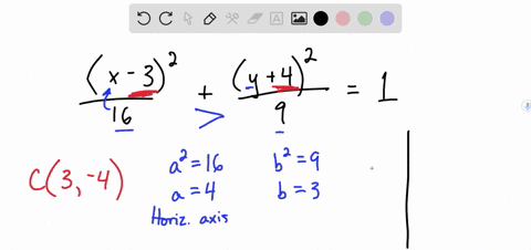 exer-1-14-find-the-vertices-and-foci-of-the-ellipse-sketch-its-graph-showing-the-foci-fracx-3216frac