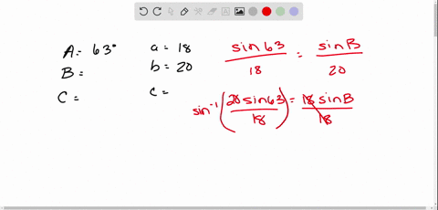 solve-for-the-remaining-sides-and-angles-if-possible-using-any-appropriate-technique-a18-alpha63circ