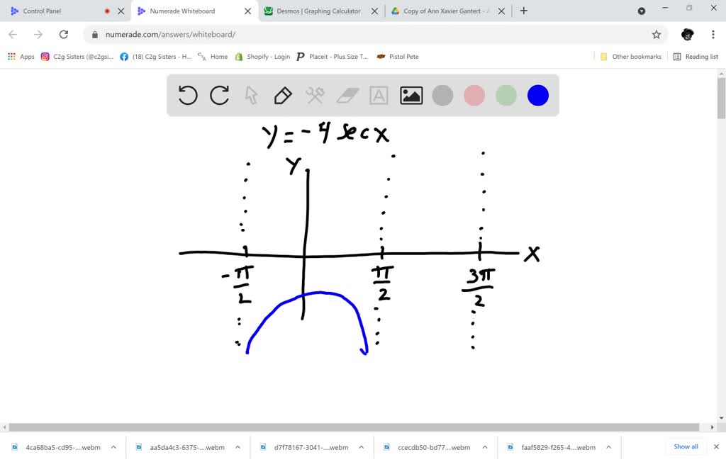 Solved Graph Each Function Be Sure To Label Key Points And Show At