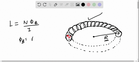 a-toroid-has-a-major-radius-r-and-a-minor-radius-r-and-is-tightly-wound-with-n-turns-of-wire-as-sh-3