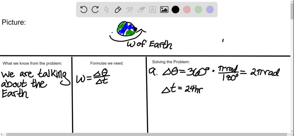 (a) Find The Angular Speed Of The Earth’s Rotation About Its Axis. (b ...