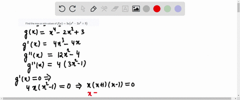 find-the-max-or-min-values-of-fxln-leftx4-2-x23right