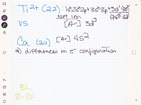 the-mathrmti2-ion-is-isoelectronic-with-the-ca-atom-a-are-there-any-differences-in-the-electron-conf