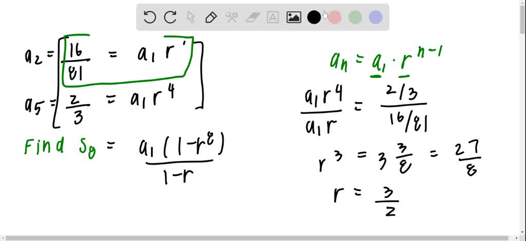 SOLVED'The partial sum _ 2 + ( _ 4) + ( _ 8