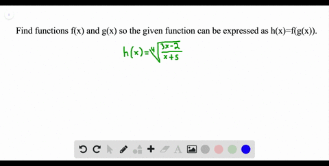 Solved In Exercises 75 Express The Given Func
