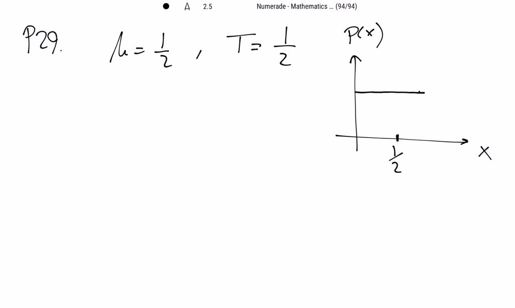 Solved Give An Example Of A Distribution With A Mean Of And