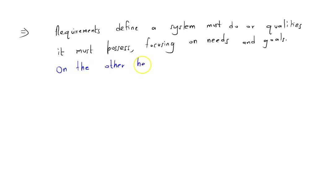 Explain the difference between functional requirements and non ...