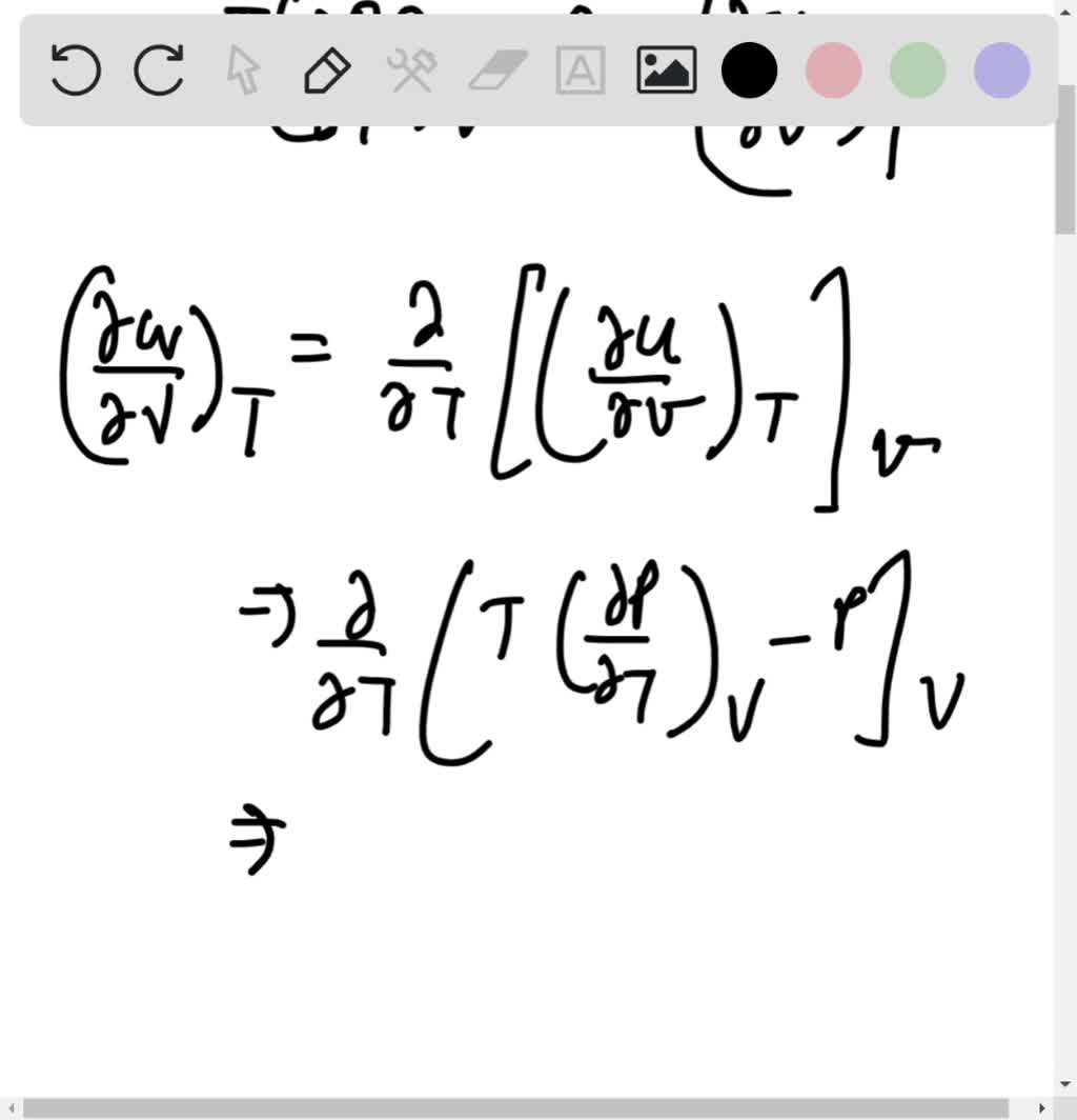 The Expansion Of The Van Der Waals Equation In The Vicinity Of The ...