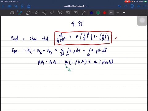 consider-flow-through-the-sudden-expansion-shown-if-the-flow-is-incompressible-and-friction-is-negle
