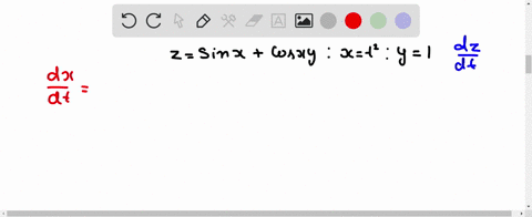 compute-d-z-d-t-zsin-xcos-x-y-xt2-y1