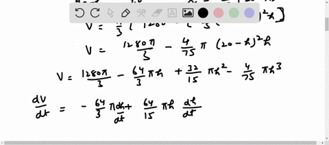 suppose-that-the-conical-tank-in-problem-15mathrma-is-inverted-as-shown-in-figure-28-5-and-that-wate