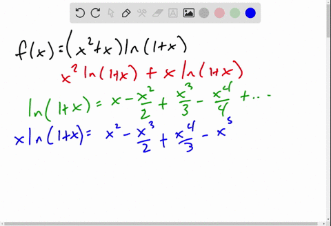 expand-fx-in-powers-of-x-fxleftx2xright-ln-1x