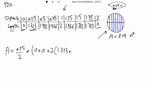 calculate-the-area-of-the-circle-by-the-indicated-methodthe-lengths-of-parallel-chords-of-a-circle-2