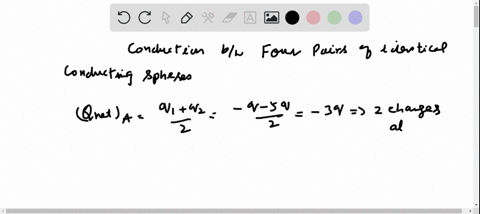 four-pairs-of-conducting-spheres-all-with-the-same-radius-are-shown-in-figure-19-27-along-with-the-n