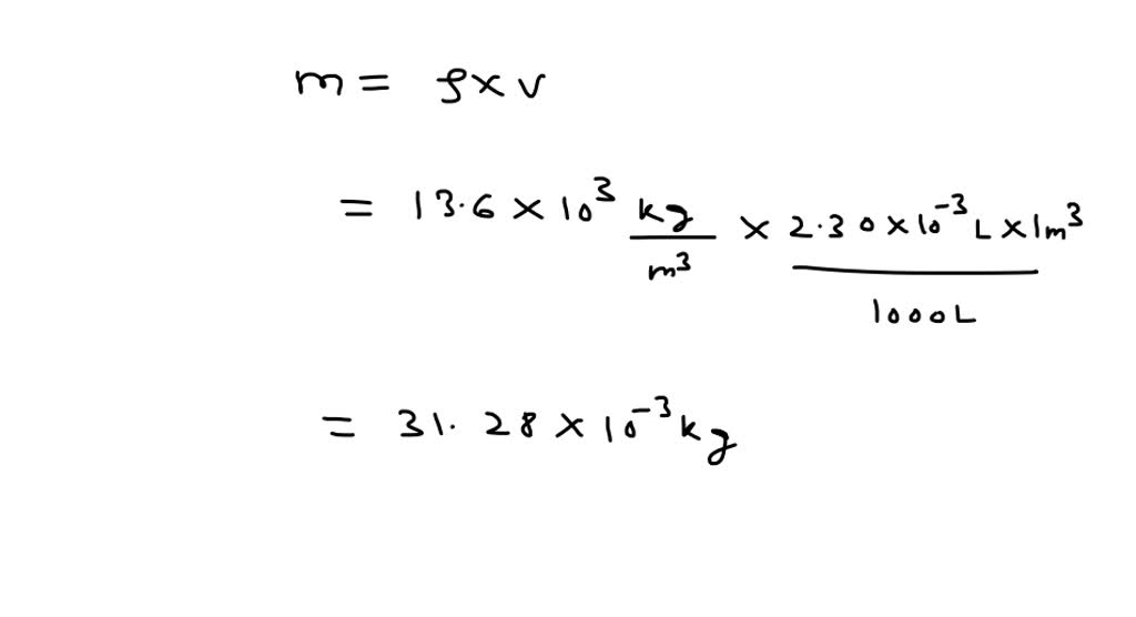 SOLVEDA mercury thermometer contains 2.30 mL of liquid mercury at 0^∘