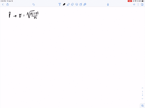 which-of-the-following-is-a-true-statement-a-the-sampling-distribution-of-hatp-has-a-mean-equal-to-t