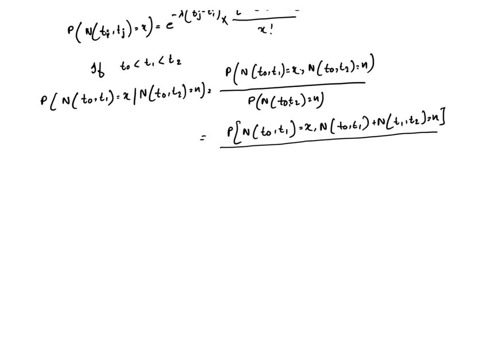 SOLVED:A two-dimensional Poisson point process is a process of random ...