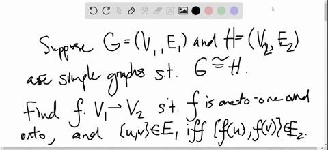 SOLVED:A simple graph that is isomorphic to its complement is self ...