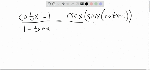 state-whether-or-not-the-equation-is-an-identity-if-it-is-an-identity-prove-it-fraccot-x-11-tan-xfra