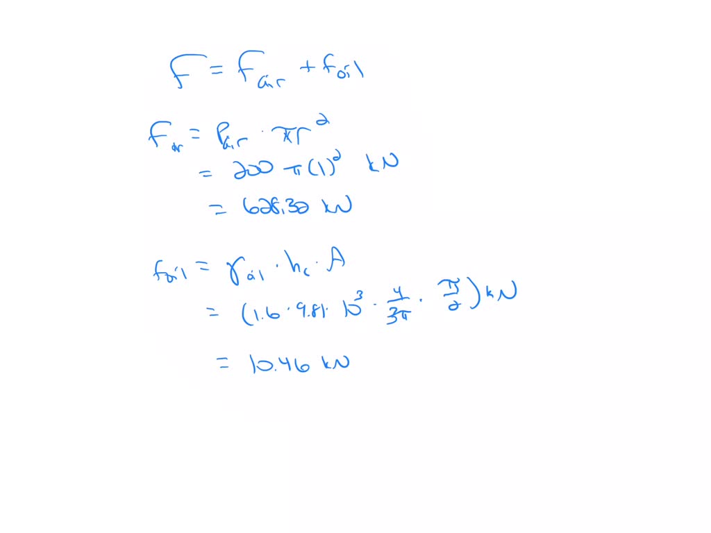 SOLVED A horizontal 2 mdiameter conduit is half filled with a liquid