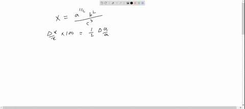 an-experiment-measures-quantities-a-b-c-and-then-x-is-calculated-from-xfraca1-2-b2c3-if-the-percenta