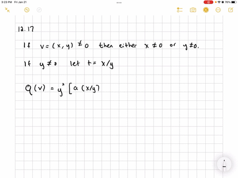 show-that-qx-ya-x2b-x-yc-y2-is-positive-definite-if-and-only-if-a0-and-the-discriminant-db2-4-a-c0