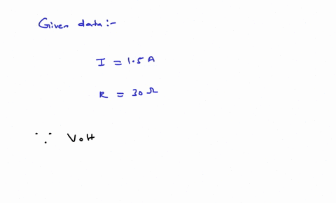 a-current-of-15-mathrma-is-flowing-through-a-resistance-of-30-omega-what-is-the-voltage-difference-a