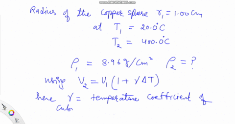 a-small-copper-sphere-with-a-radius-of-100-mathrmcm-at-a-room-temperature-of-200circ-mathrmc-has-a-m