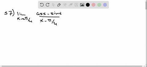 text-find-lim-_x-rightarrow-pi-4-fraccos-x-sin-xx-pi-4