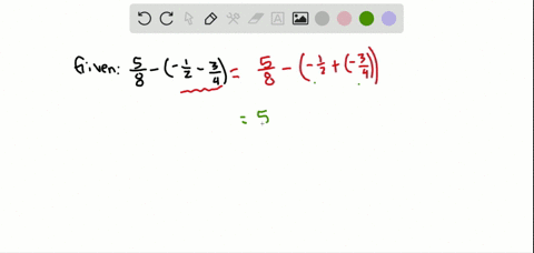find-each-difference-frac58-left-frac12-frac34right