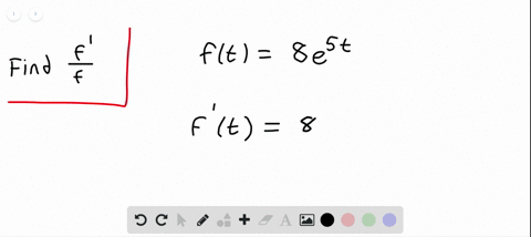 find-the-relative-rate-of-change-fprimet-ft-of-the-function-ft-ft8-e5-t