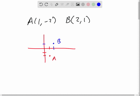 let-l-be-the-line-determined-by-points-a-and-b-a-plot-a-and-b-b-find-the-slope-of-l-c-draw-the-graph