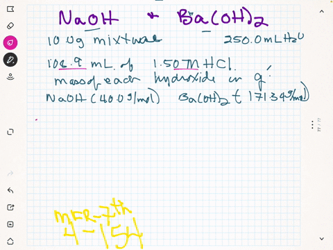 assume-that-you-dissolve-100-mathrmg-of-a-mixture-of-mathrmnaoh-and-mathrmbamathrmoh_2-in-2500-mathr